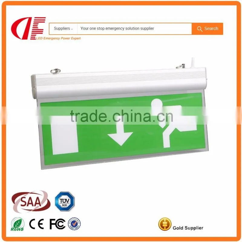 UL ETL SAA LED Emergency twin head exit light fire exit sign light