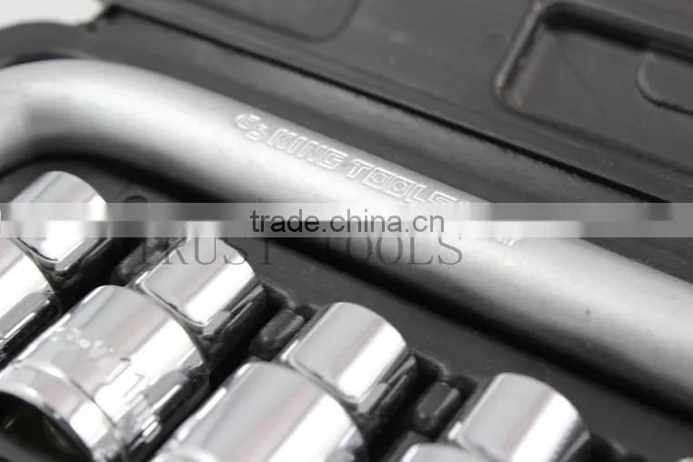 10PCS 1/2" Plastic box socket set 4010AABP GS KING TOOLS made in china