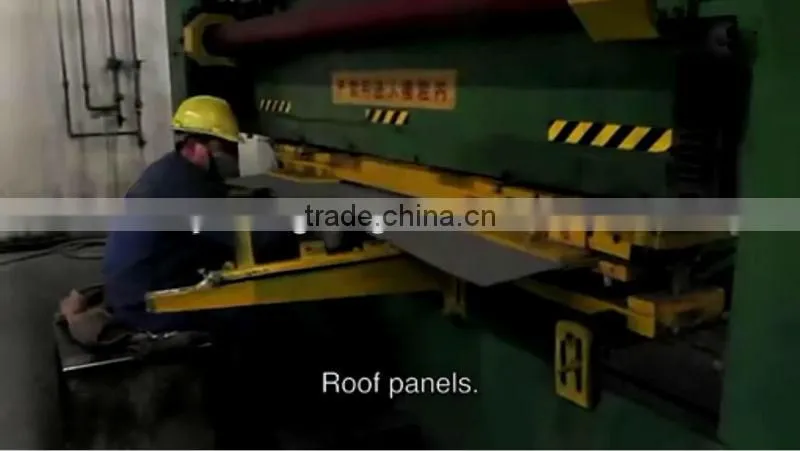 Corten-A shipping container roof panel