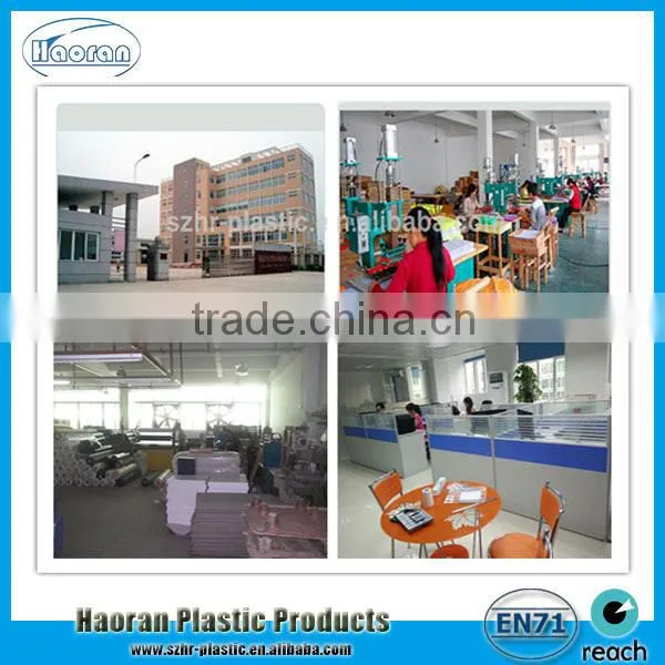 New design plastic pvc hanging permit holder