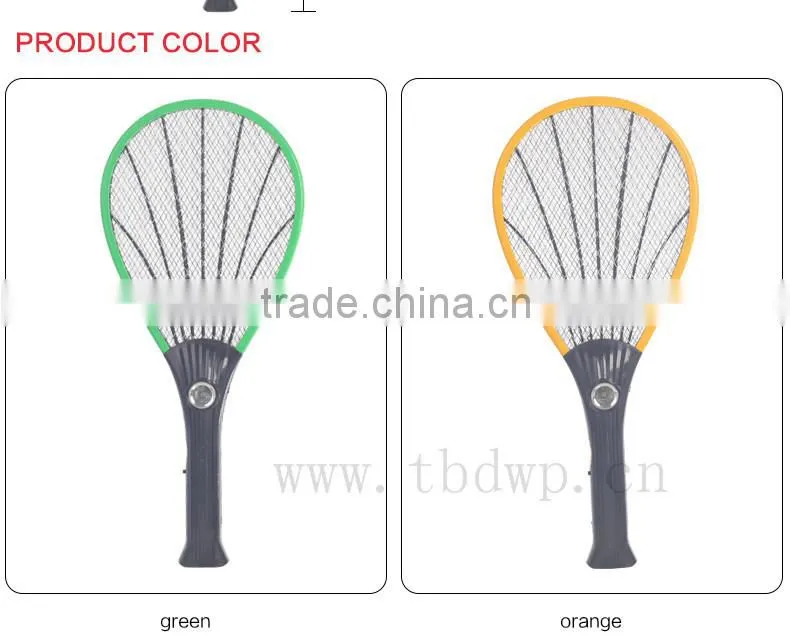 Yiwu mosquito racket manufactory beautiful designed TB-8006 rechargeable mosquito-hitting swatter