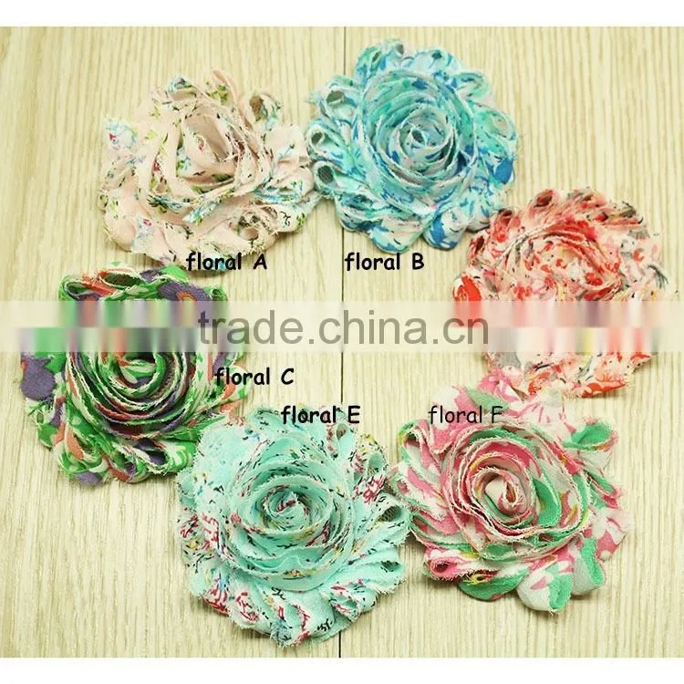 shabby flowers , shabby chic bow , wholesale hair bows