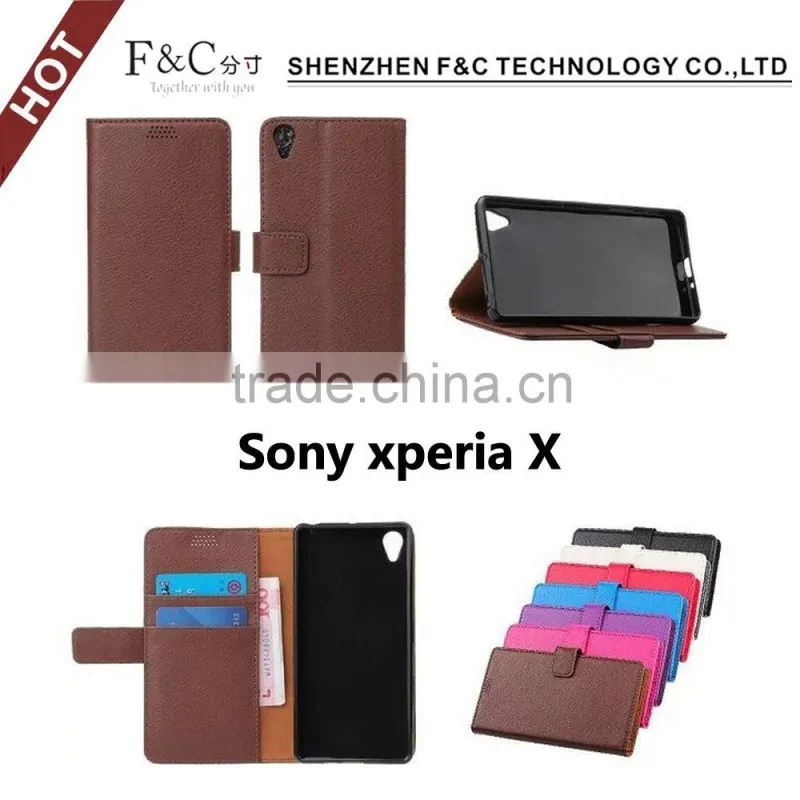 New arrival flip cover mobile phone case for sony xperia X