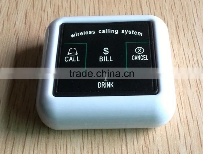 numbering machine with led display receiver and table call bell for restaurant equipment