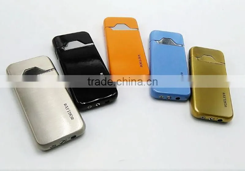 Metal fashion refillable cheap wall mounted cigarette usb electronic lighter