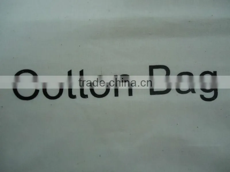 Durable Natural Cotton Pure White Shopping Bag