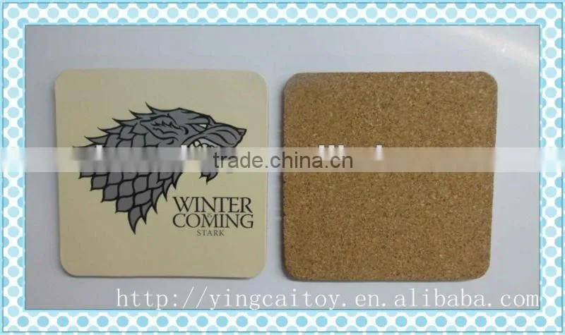 MDF coaster &cork coaster gifts