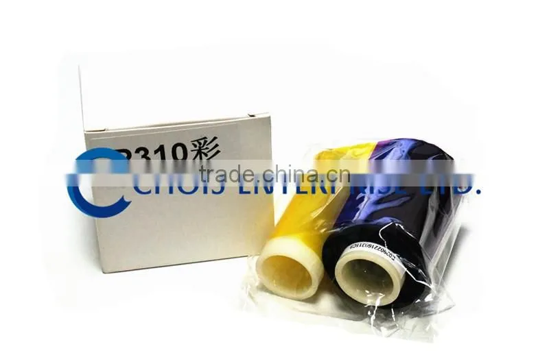 New Zebra Compatible 800015-140 Ribbon,YMCKO Color Ribbon for ID Card Printers,200 Prints