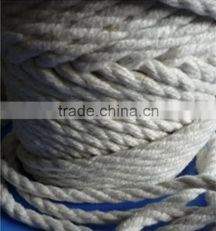 White Ceramic Fiber Twisted Rope