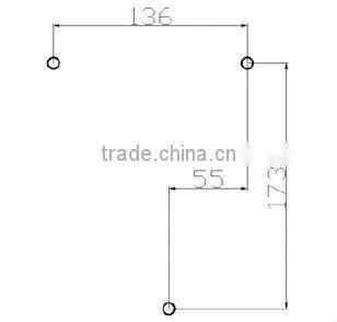 Optic Terminal Box with insert the pigtails of splitter