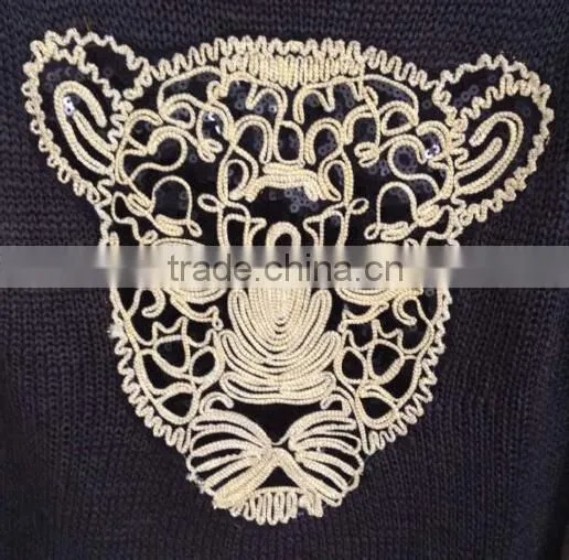 ladies' hot sell knitted sweaters