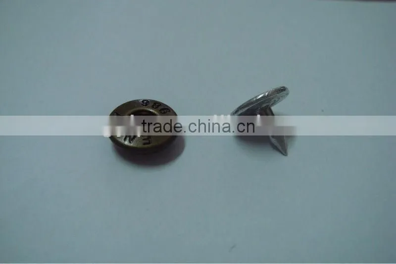 9.5mm hot used blind metal jeans rivet