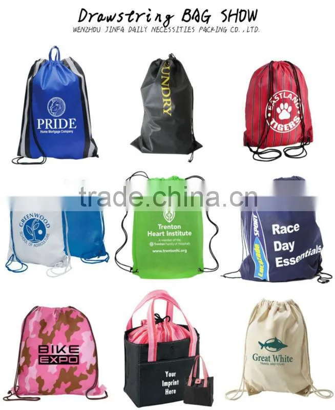 waterproof drawstring shoe bag for promotion