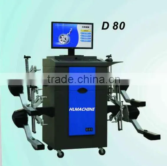 Hight resolution cameras 3D wheel alignment machine