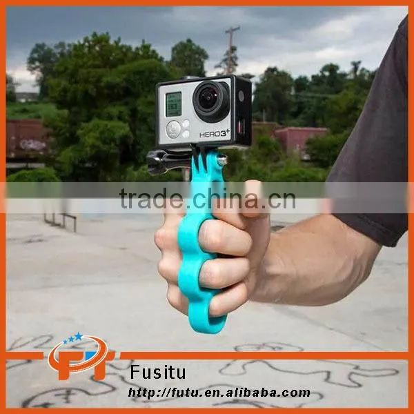 Handheld Selfie Stick Timer Ring Type Monopod w/ Tripod Screw for GoPro Hero 4/3+/3