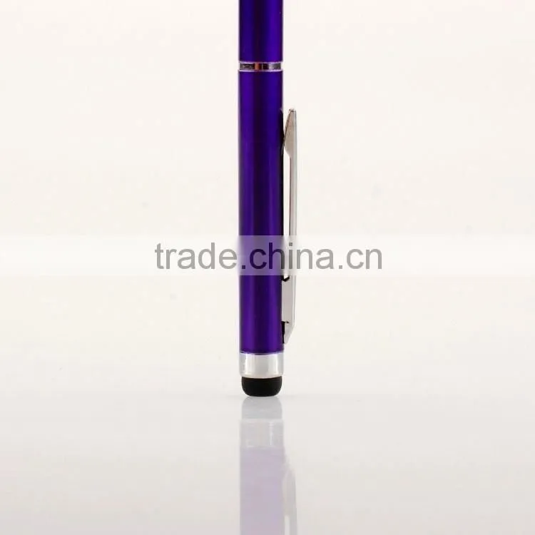 office and school use digital touch stylus metal ball pen for promotional