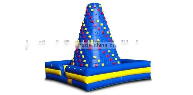 20ft tall amusement challenge rock climbing inflatable