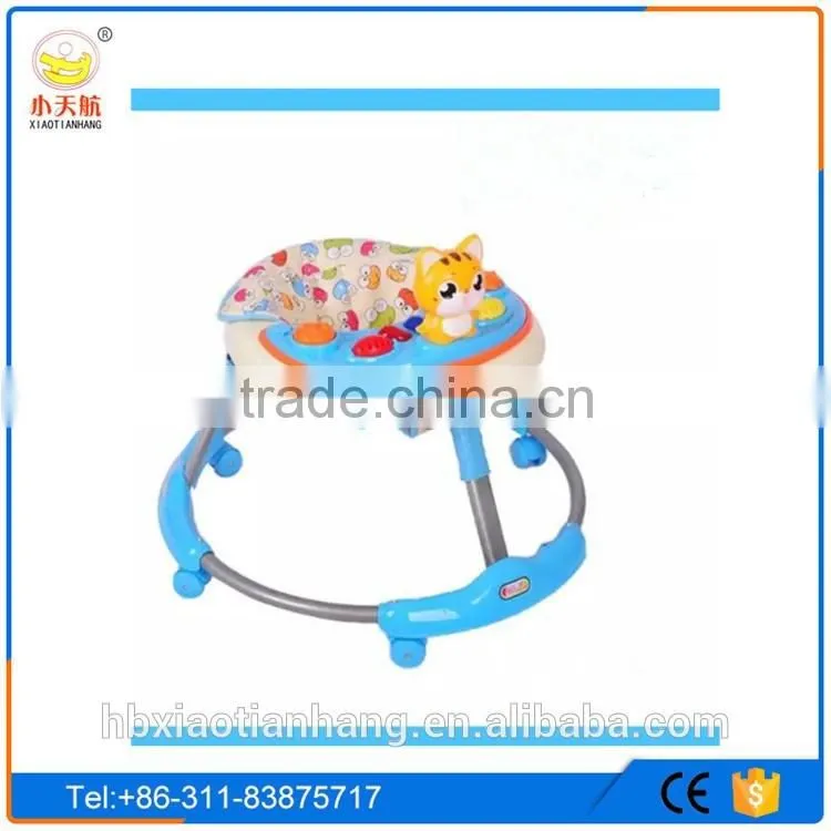 inflatable round baby trolley walker for infant
