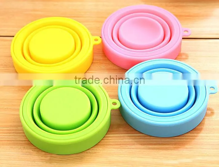 Soft Drinkware Foldable Cup,Collapsible Silicone Cups