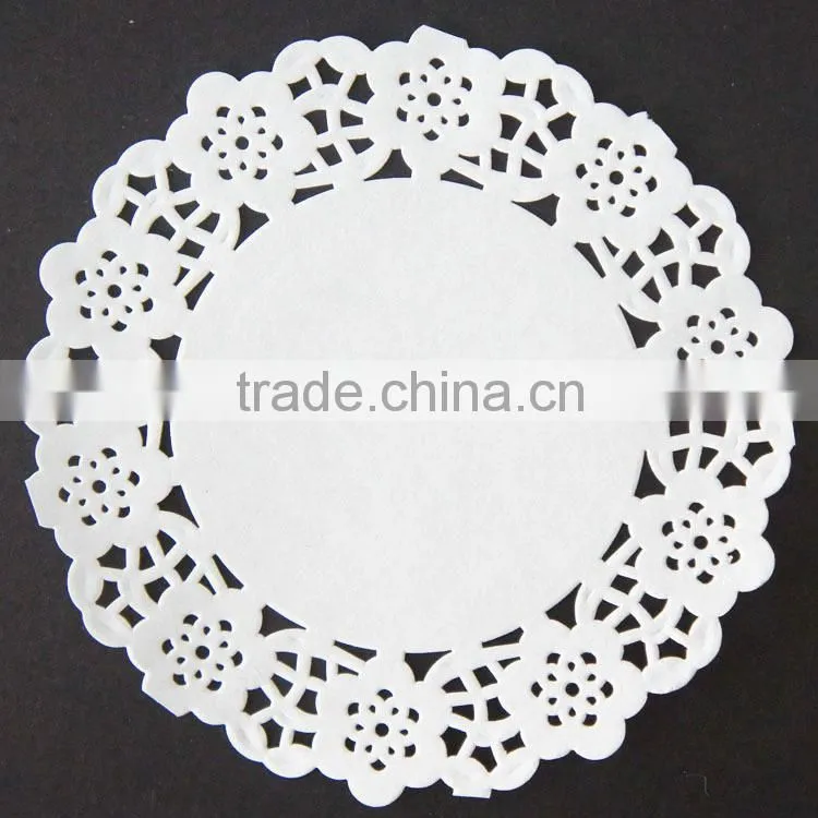 Various Design Disposable Eco-friendly Food Grade Ivory Paper doilies