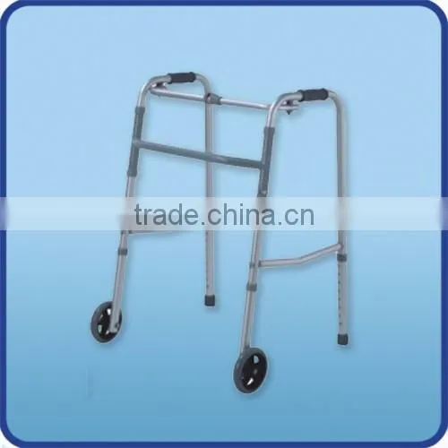 Two wheels disabled walker for old people