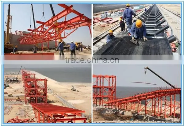 steel structure building for conveyor system