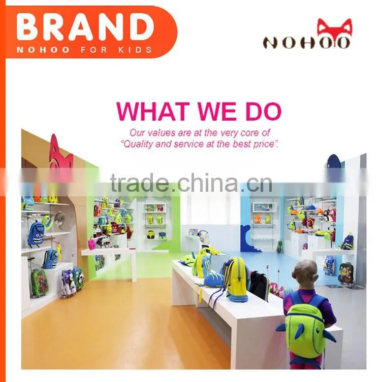 Environmental neoprene school bag ,light weight kids cartoon backpack