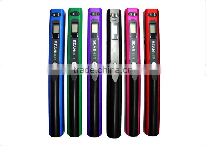 film scanner 2014 new design handheld A4 document scanner wireless pen scanner WT-TSN425