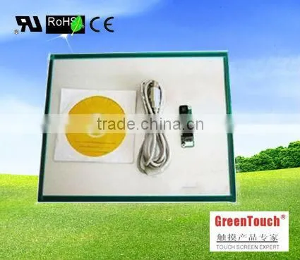 Green Touch 15.6inch 4 Wire resistive Touch Screen Panel with USB cable