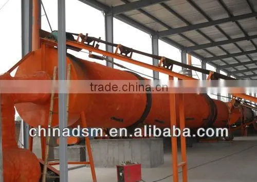 High efficiency chicken manure organic fertilizer manufacturer