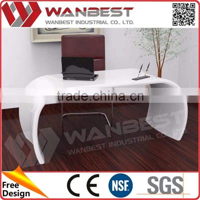 Half Round Office Desk Artistic Design U Type Office Desk