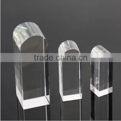 New cuboid blank trophy crystal souvenir cubes
