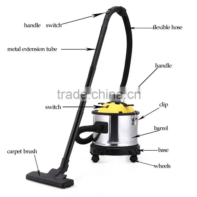 low price sofa cleaner san ash vacuum cleaner cyclone KL1101B 1200w stainless steel drum dorable ash vacuum cleaner