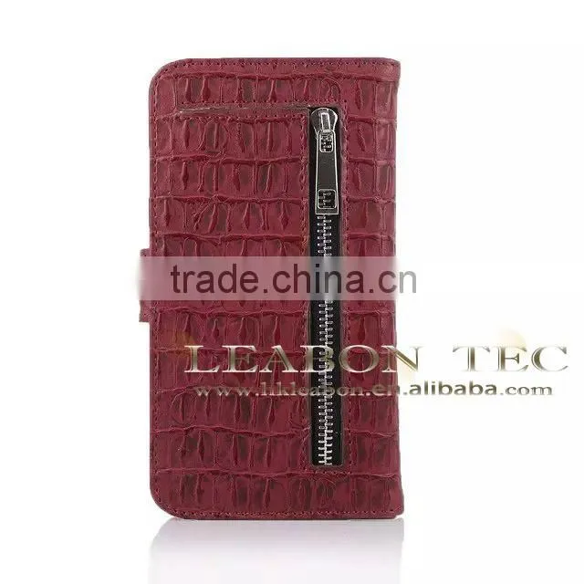 New Design Factory Supplier 2 in 1 Detachable Wallet Leather Case for Samsung S6, Back Case Cover, Mobile Phone Case