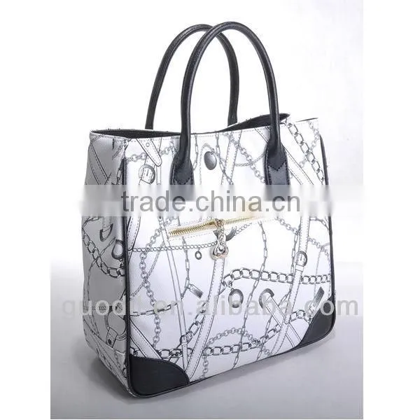 Amazing!2014 new style pu unique handbag for low price women pu handbag
