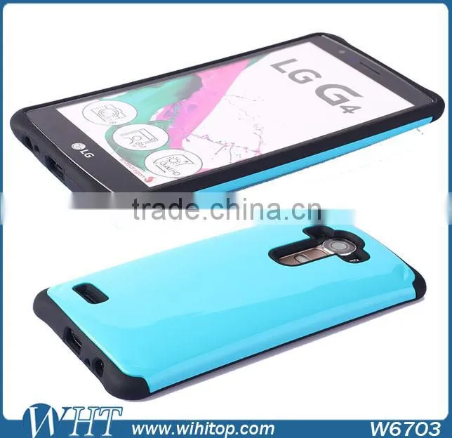 2 in 1 Hybrid Dustproof Shockproof Mobile Phone Case for LG G4 Hot Sale Case