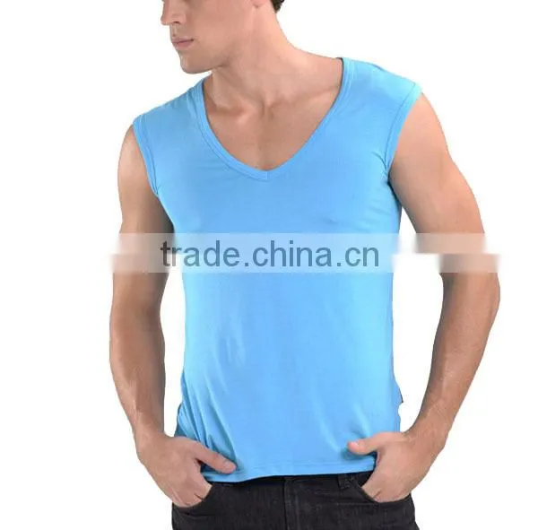 Wholesale cotton knit vest mens(YCT-B0614)