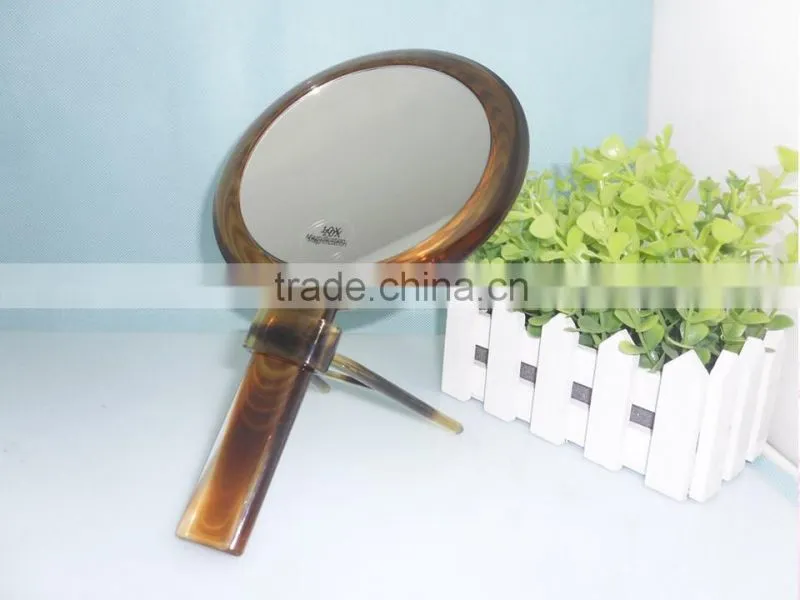 10x Handheld Makeup Mirror, Tabletop Hand makeup mirror,Black makeup hand mirror