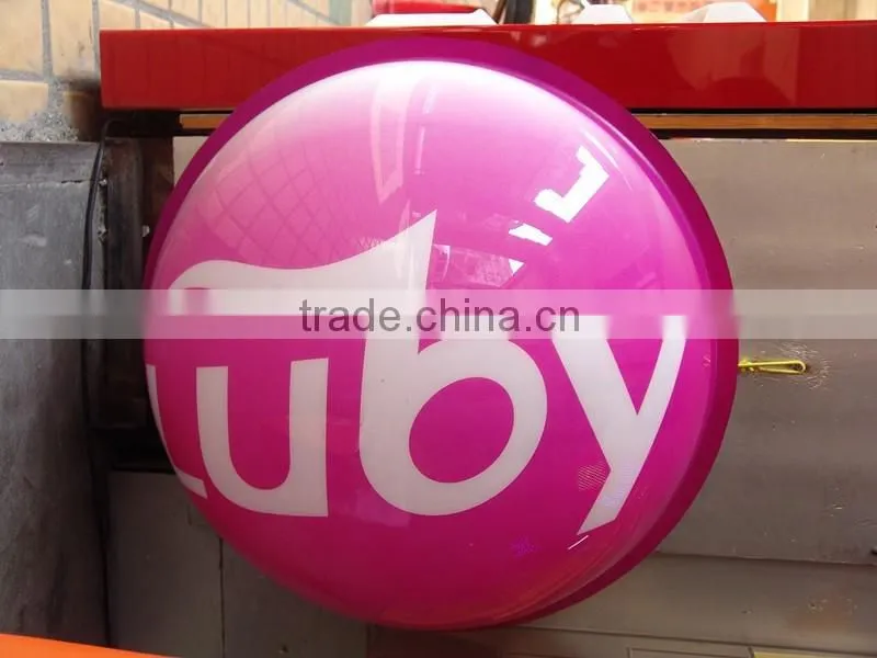 Outdoor Led Backlit Circular Light Box