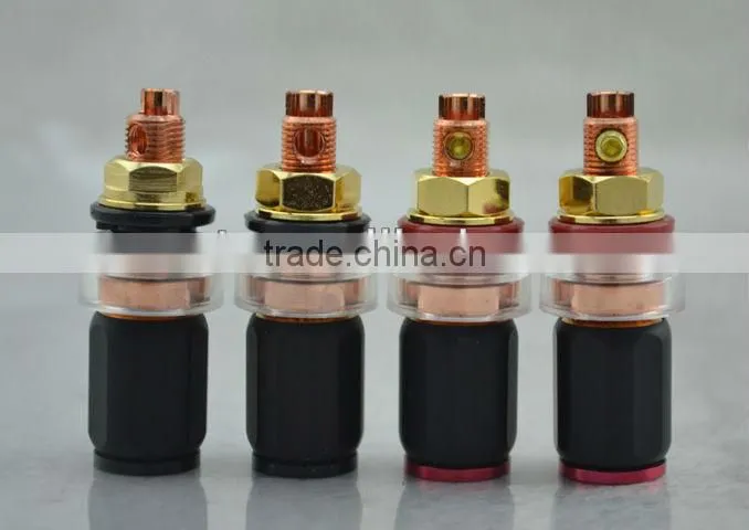 Acrolink Red copper short binding post