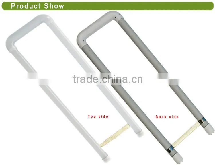 super brightness non-dark space 575mm smd2835 T8 18w u shape led tube