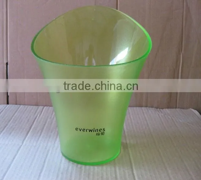 standing ice bucket/plastic item PS ice bucket on sale