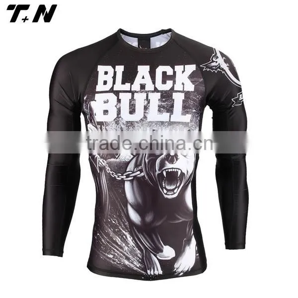 custom long sleeve bjj rash guard