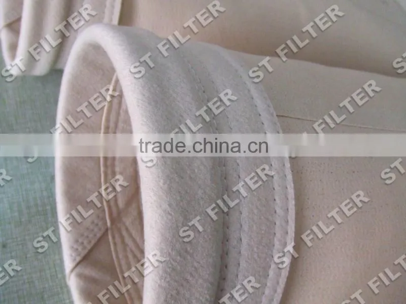 PPS dust bag,water oil repellent filter bag,Dia160*6100mm