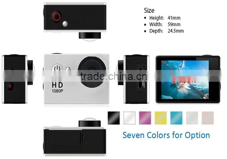 Low Price!!Mini WiFi Camera Motion Action Camera 30 Meters Waterproof Camera HD 1080P