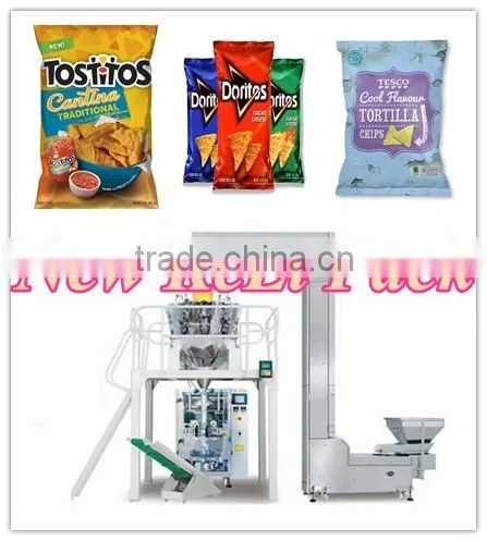 Fried chips automatic weighting Packaging Machine