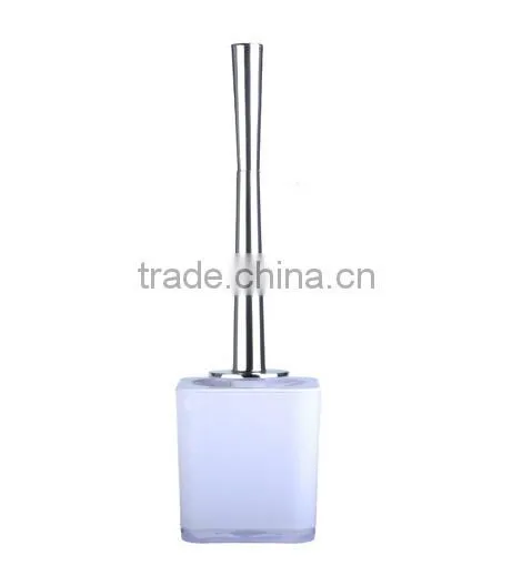 White Clean Brush Decorated Plastic Toilet Brush