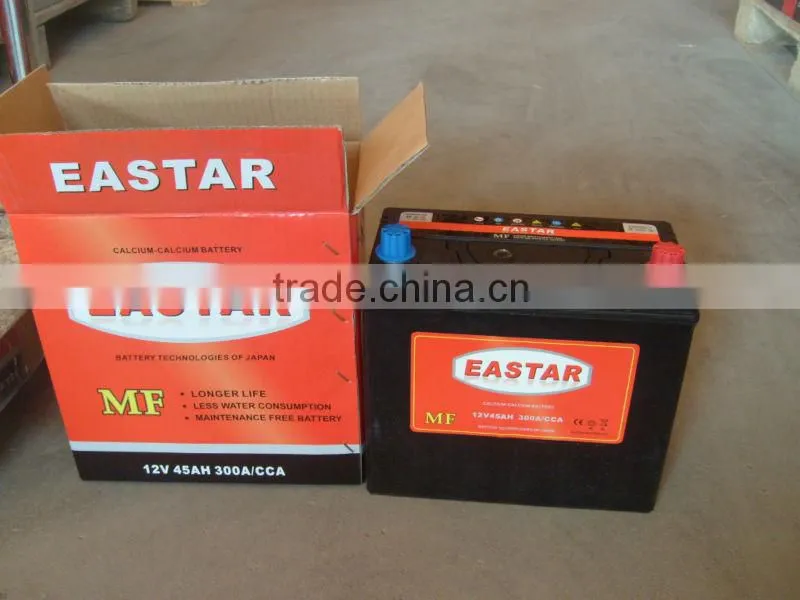 12V 75Ah Dry Charged Car Battery N70Z for Africa Market