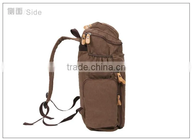 outdoor adventure backpack,functional backpacks cheap and beautiful,Teenagers Leisure Canvas Backpack