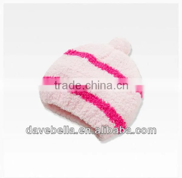 DB33 dave bella autumn winter chenille baby hat infant caps
